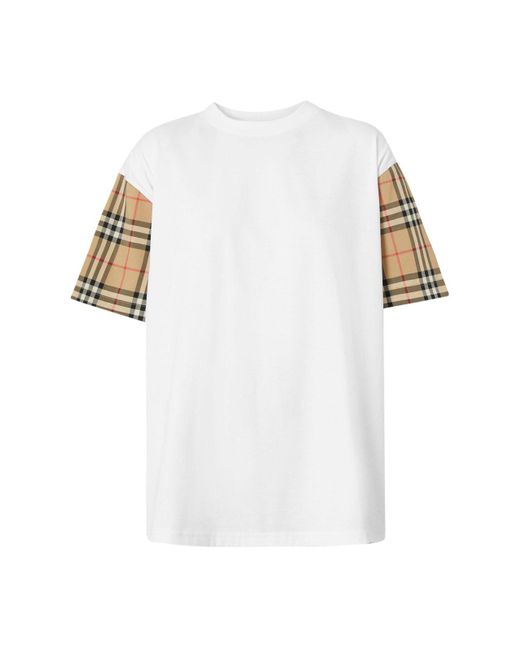 BURBERRY - WOMEN'S WHITE T SHIRT